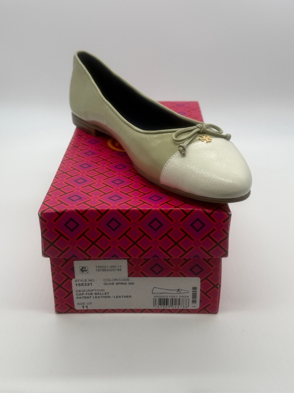 Tory Burch Cap-Toe Ballet
